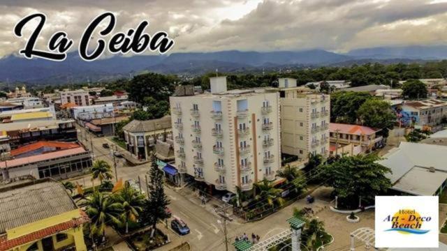 Hotel Art Deco Beach La Ceiba Bagian luar foto