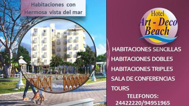 Hotel Art Deco Beach La Ceiba Bagian luar foto